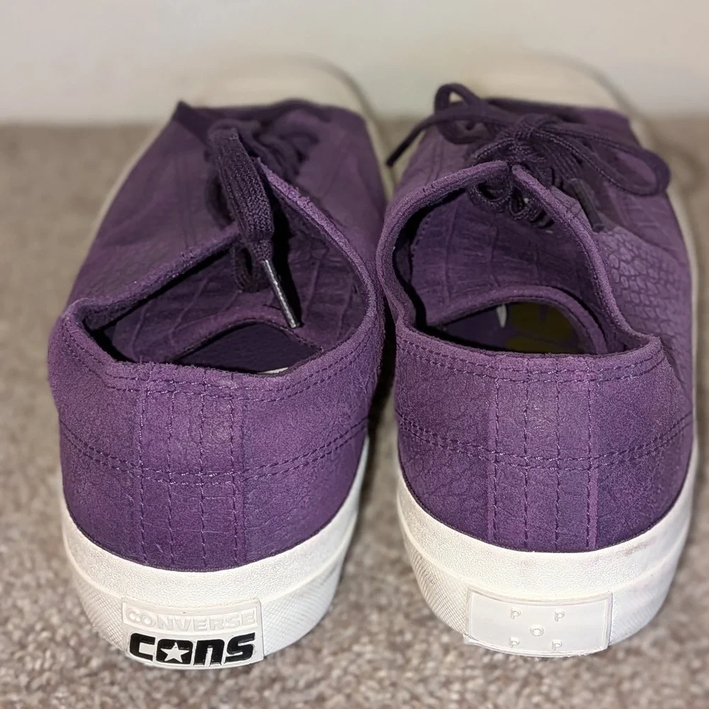 Converse X Pop Trading Company Jack Purcell Pro Purple Croc 170544C Mens 9.5‎